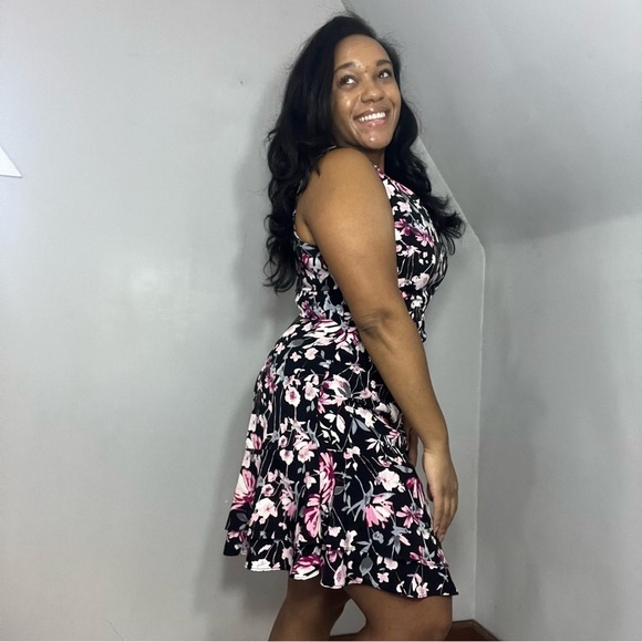 White House Black Market floral midi dress cottagecore coquette Kentucky Derby - Picture 5 of 12